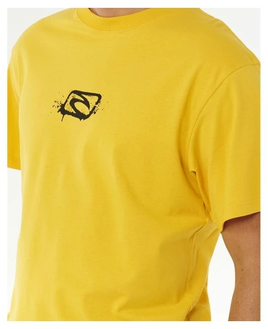 Vyriški laisvi marškinėliai Rip Curl Medina Inner Vision, geltoni