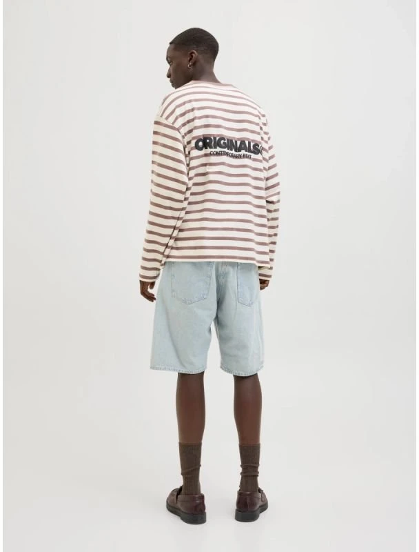 Vyriški laisvo kirpimo džinsiniai šortai Jack&Jones, mėlyni