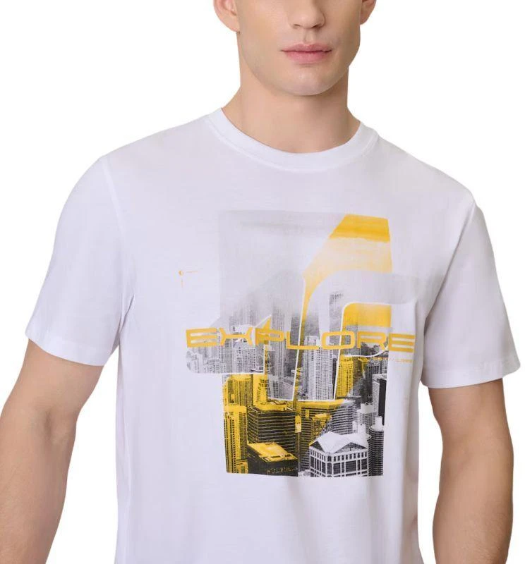 Vyriški marškinėliai 4F M2660 balti 4FWSS26TTSHM2660 10S