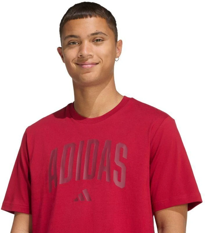 Vyriški marškinėliai Adidas Collegiate Lineage, raudoni, KH4593