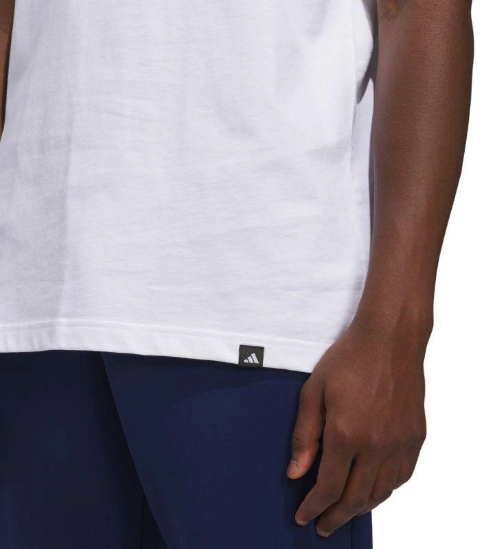 Vyriški marškinėliai adidas Sportsman Mountain Graphic, balti, KC9254