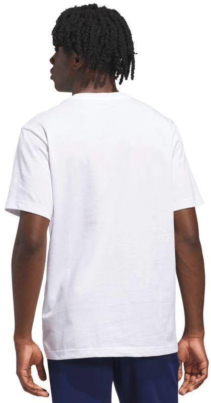 Vyriški marškinėliai adidas Sportsman Mountain Graphic, balti, KC9254