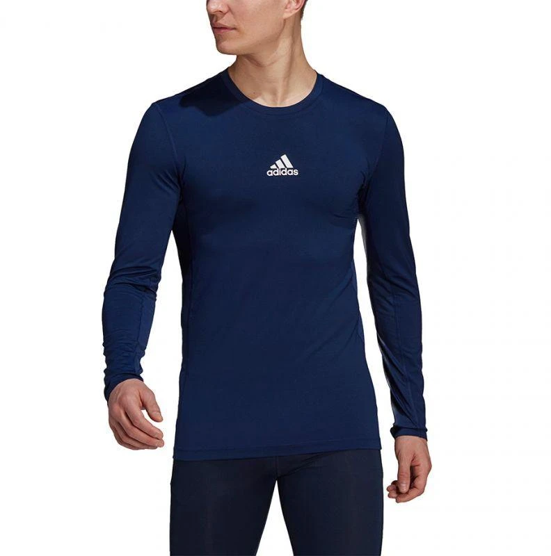 Vyriški marškinėliai ilgomis rankovėmis Adidas Compression Tee M GU7338