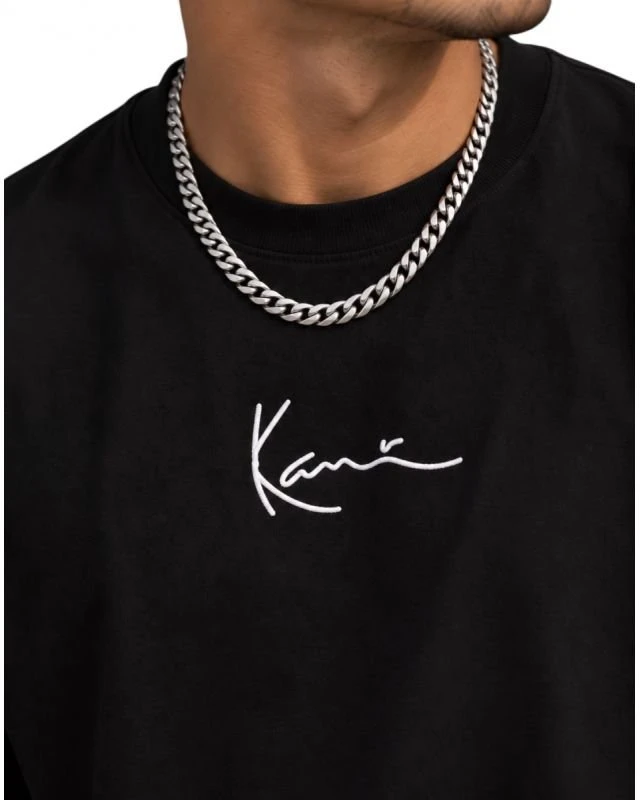 Vyriški marškinėliai Karl Kani Signature Tee, juodi