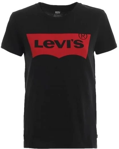 Vyriški marškinėliai Levi's The Perfect Large Batwing, juodi