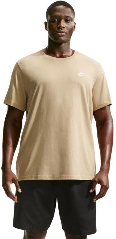 Vyriški marškinėliai Nike Club Tee, smėlio spalvos, AR4997 297