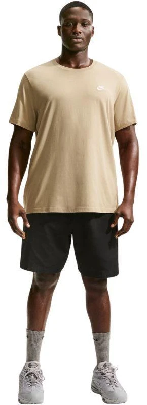Vyriški marškinėliai Nike Club Tee, smėlio spalvos, AR4997 297