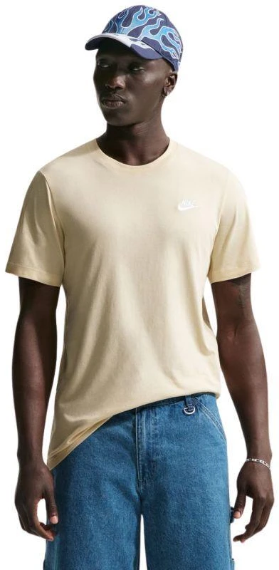 Vyriški marškinėliai Nike Club Tee, smėlio spalvos, AR4997 229