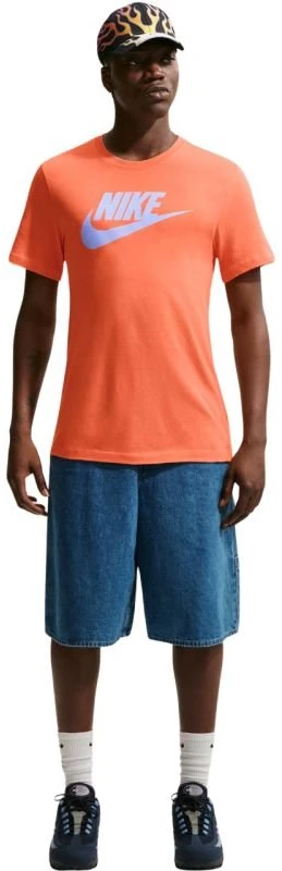 Vyriški marškinėliai Nike Nsw Tee Icon Futura, oranžiniai
