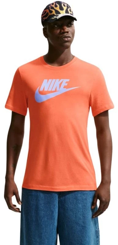 Vyriški marškinėliai Nike Nsw Tee Icon Futura, oranžiniai