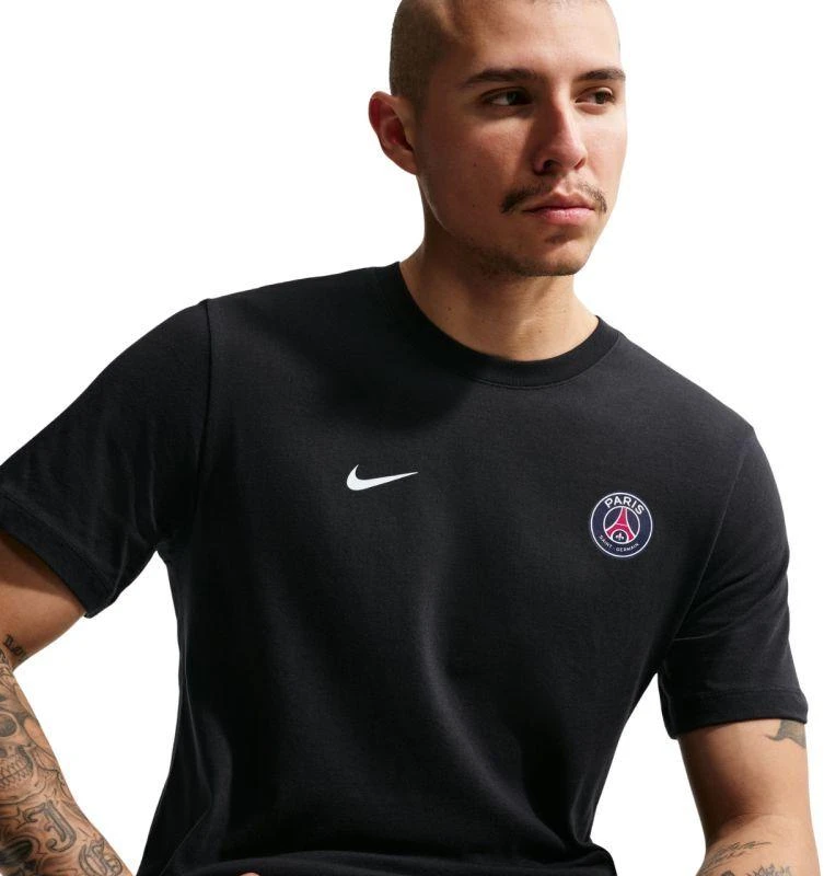 Vyriški marškinėliai Nike PSG Essential, juodi, IM1664 010