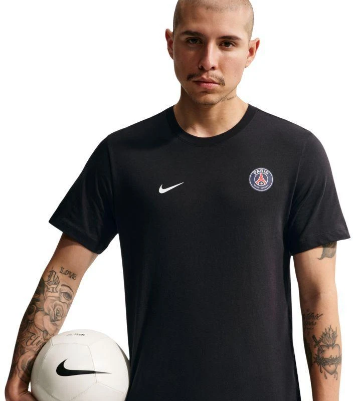 Vyriški marškinėliai Nike PSG Essential, juodi, IM1664 010