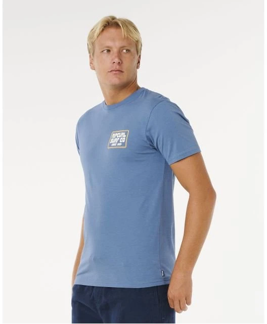Vyriški marškinėliai Rip Curl Pacific Rinse Sunrise, mėlyni