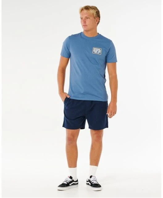 Vyriški marškinėliai Rip Curl Pacific Rinse Sunrise, mėlyni