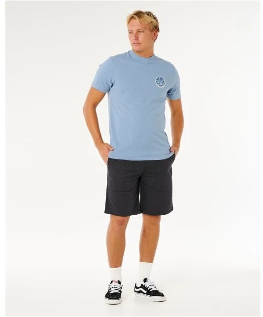 Vyriški marškinėliai Rip Curl Wettie Passage Icon, mėlyni