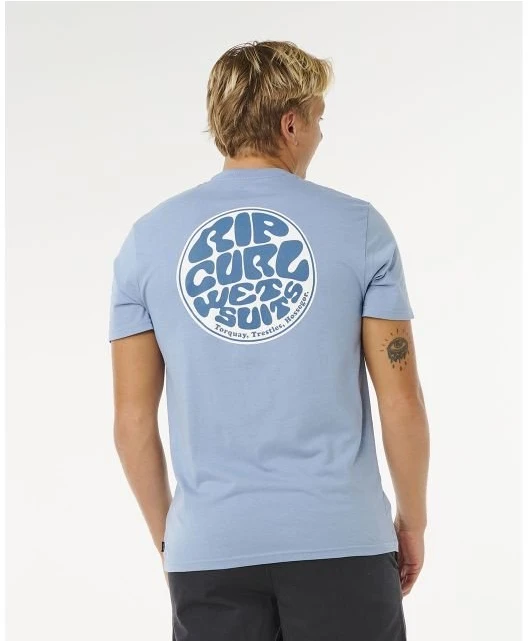 Vyriški marškinėliai Rip Curl Wettie Passage Icon, mėlyni