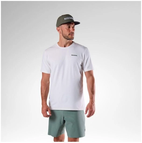 Vyriški marškinėliai Rossignol Graphic Active Tee, balti