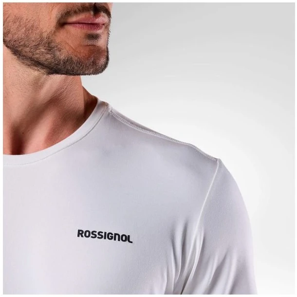 Vyriški marškinėliai Rossignol Graphic Active Tee, balti