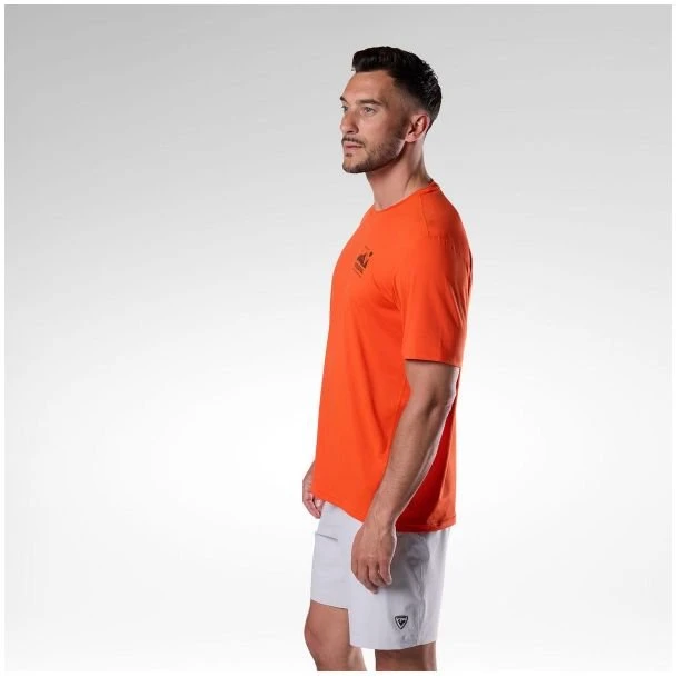 Vyriški marškinėliai Rossignol Graphic Active Tee, oranžiniai