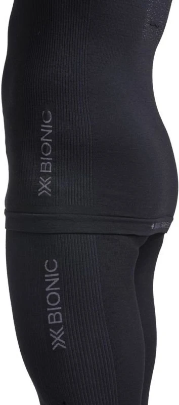 Vyriški marškinėliai X-BIONIC MightyWool LS-X, juodi