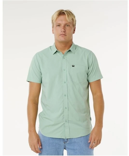 Vyriški marškiniai Rip Curl VaporCool Aerotech, žali