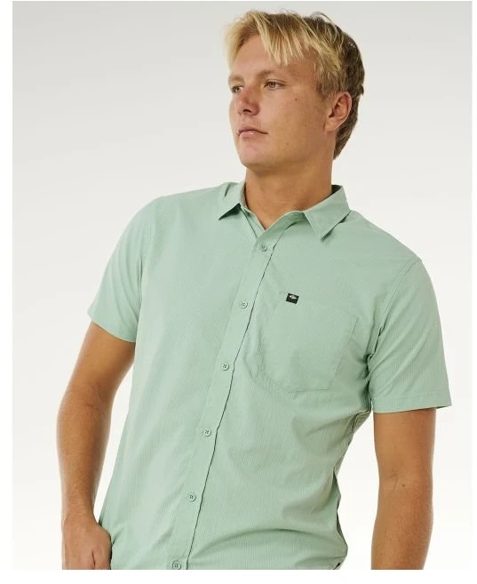 Vyriški marškiniai Rip Curl VaporCool Aerotech, žali