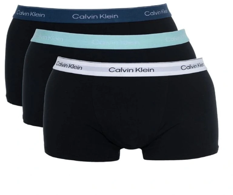 Vyriški medvilniniai bokseriai Calvin Klein, 3 vnt., juodi