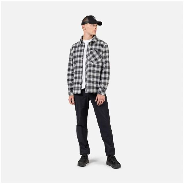 Vyriški medvilniniai marškiniai Rossignol Ranch Plaid, juodi