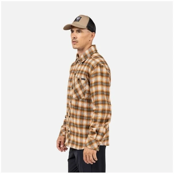 Vyriški medvilniniai marškiniai Rossignol Ranch Plaid, pilki
