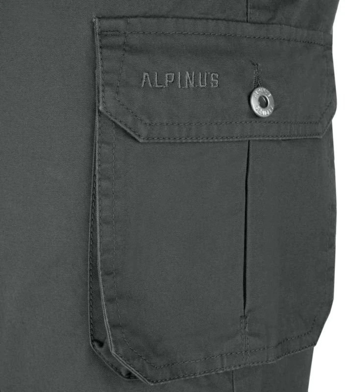 Vyriški medvilniniai šortai Alpinus Askja, pilki
