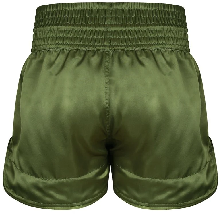 Vyriški Muay Thai šortai DBX Bushido Combatwear, tamsiai žali