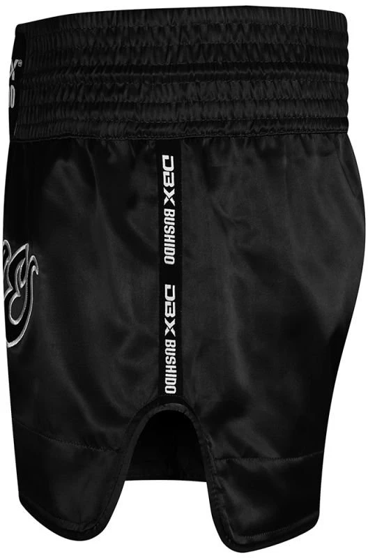 Vyriški Muay Thai šortai DBX Bushido V2 Combatwear, juodi
