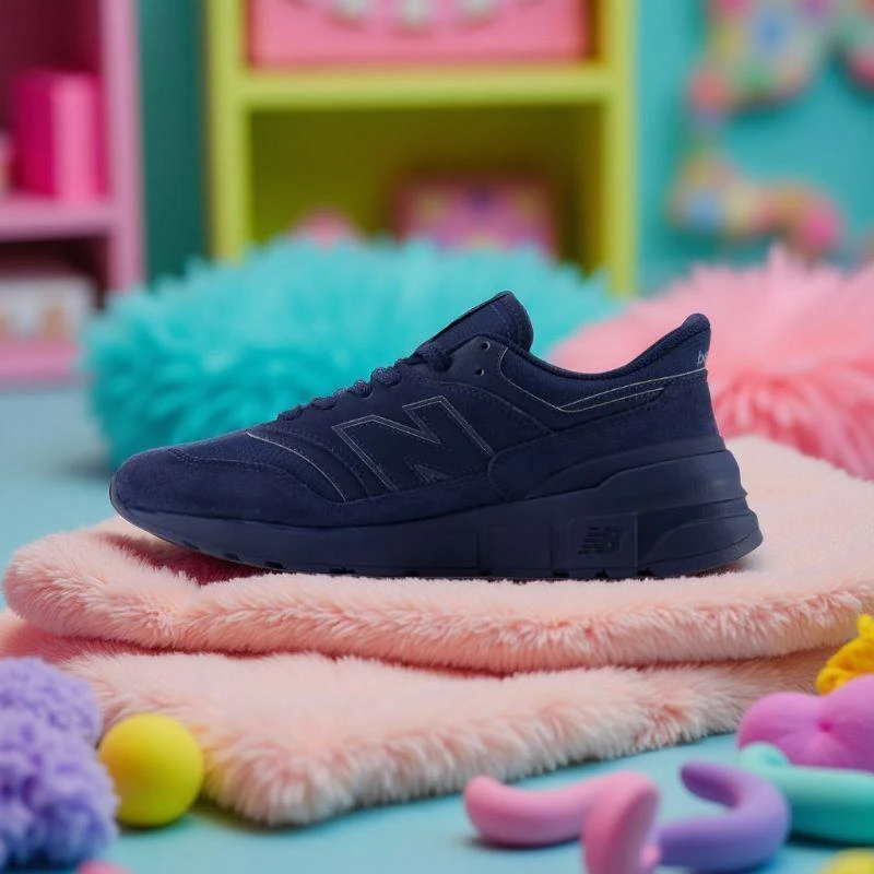Vyriški New Balance 997 sportbačiai zomšiniai laisvalaikio sportiniai batai tamsiai mėlyni (U997RMH)