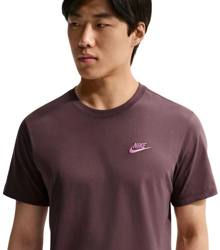 Vyriški Nike Club marškinėliai, rudi, AR4997 502