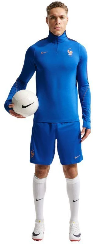 Vyriški „Nike“ Prancūzijos futbolo rinktinės „Dri-Fit FFF Strike“ šortai, mėlyni, IB4609 480