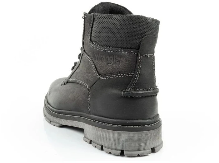 Vyriški odiniai auliniai batai Wrangler Allan Mid, juodi