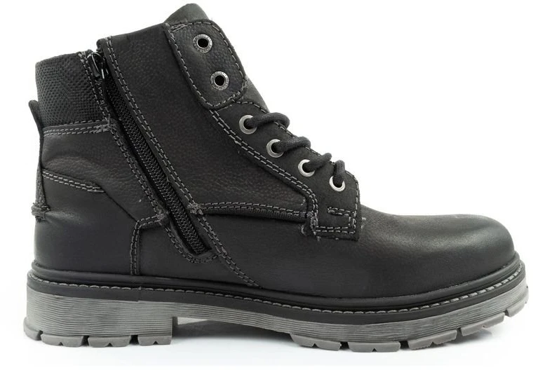 Vyriški odiniai auliniai batai Wrangler Allan Mid, juodi