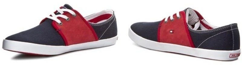 Vyriški odiniai batai Tommy Hilfiger Freddy 6C, tamsiai mėlyni ir raudoni