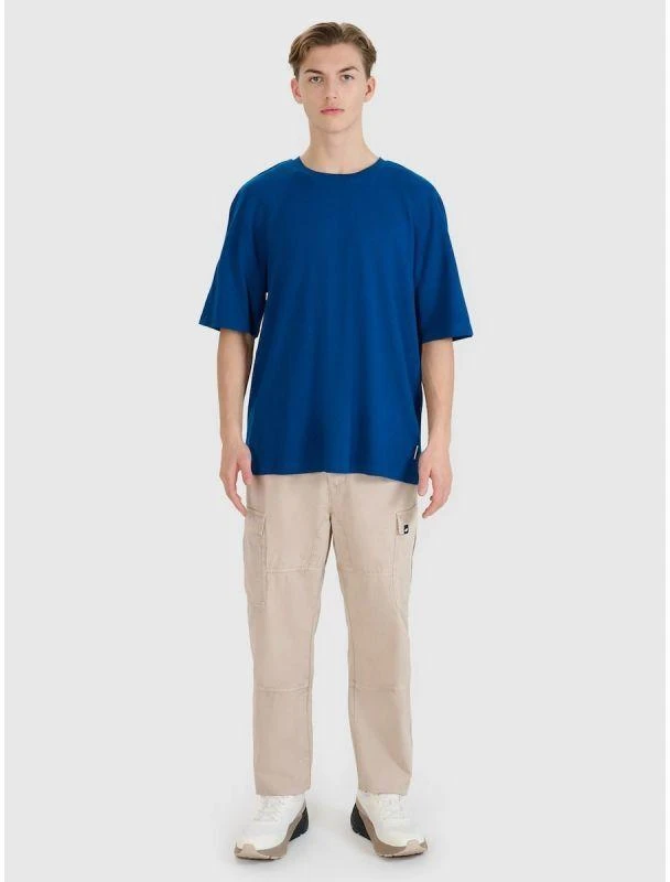 Vyriški „oversize“ modelio modaliniai marškinėliai 4F 4FRSS25TTSHM2731-46S