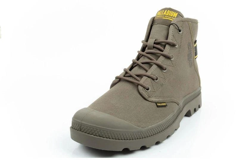 Vyriški Palladium Pampa Hi Dare II aukštos aulinės sportbačiai chaki