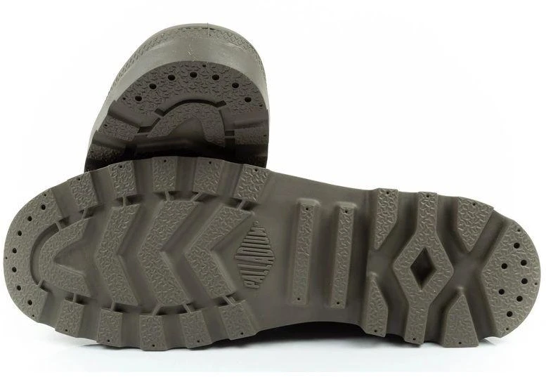 Vyriški Palladium Pampa Hi Dare II aukštos aulinės sportbačiai chaki