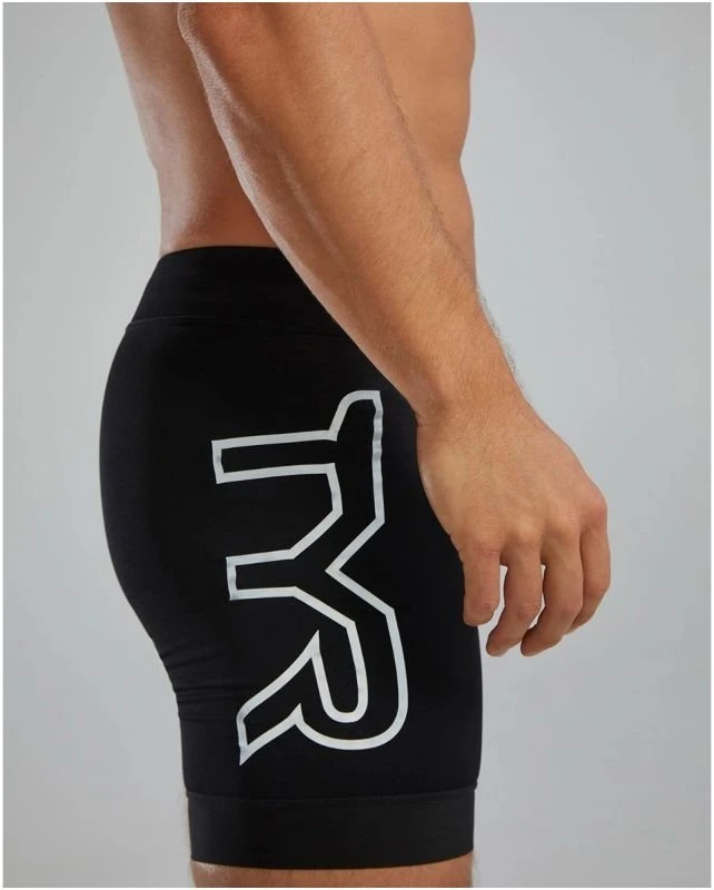 Vyriški plaukimo šortai su dideliu logotipu TYR Durafast Elite