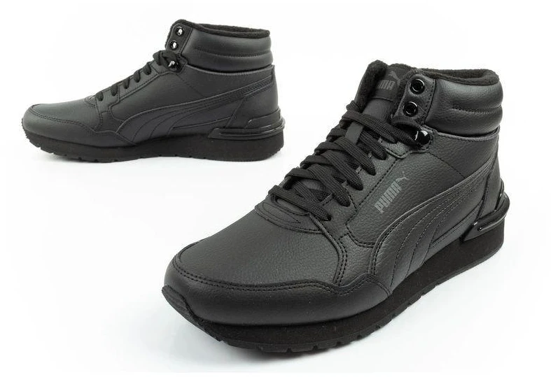 Vyriški Puma ST Runner v4 Mid aukšto aulo sportbačiai, juodi