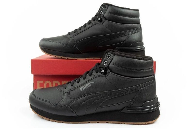 Vyriški Puma ST Runner v4 Mid aukšto aulo sportbačiai, juodi