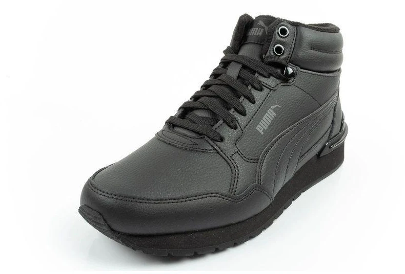 Vyriški Puma ST Runner v4 Mid aukšto aulo sportbačiai, juodi