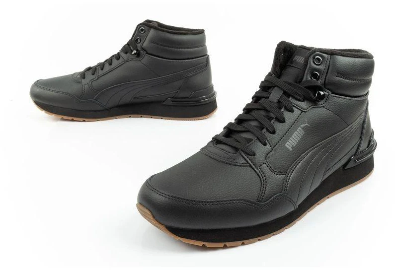 Vyriški Puma ST Runner v4 Mid aukšto aulo sportbačiai, juodi