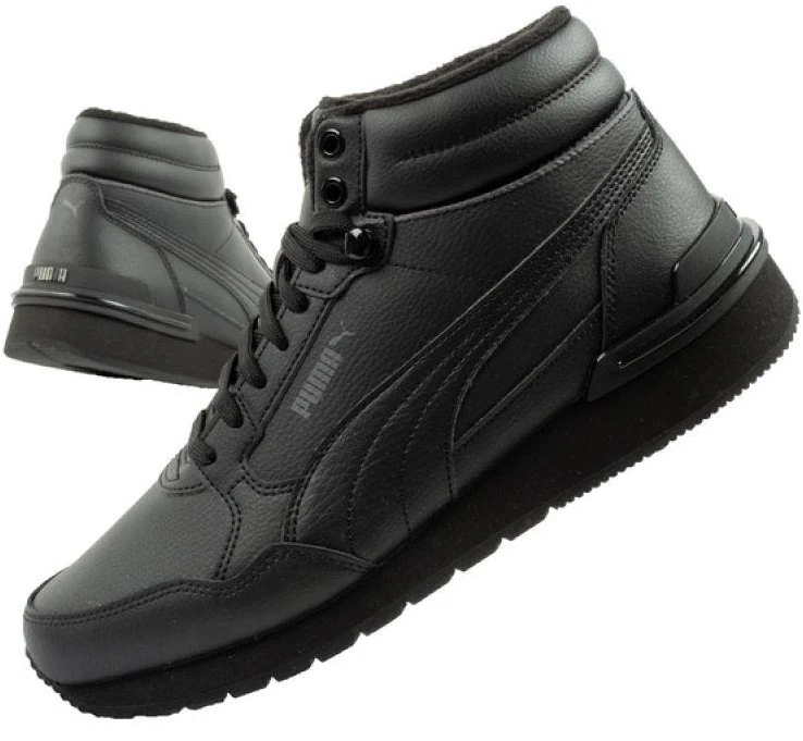 Vyriški Puma ST Runner v4 Mid aukšto aulo sportbačiai, juodi