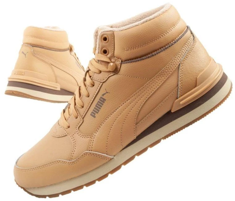 Vyriški Puma ST Runner v4 Mid auliniai sportbačiai, rudi