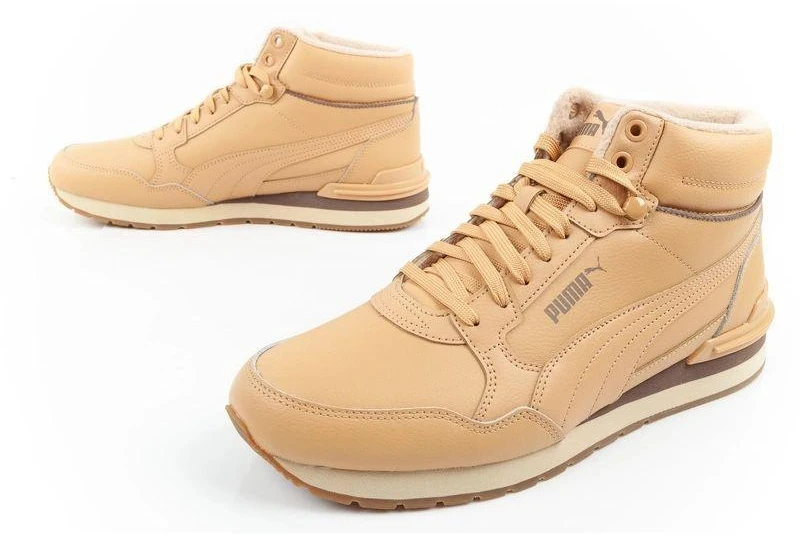 Vyriški Puma ST Runner v4 Mid auliniai sportbačiai, rudi