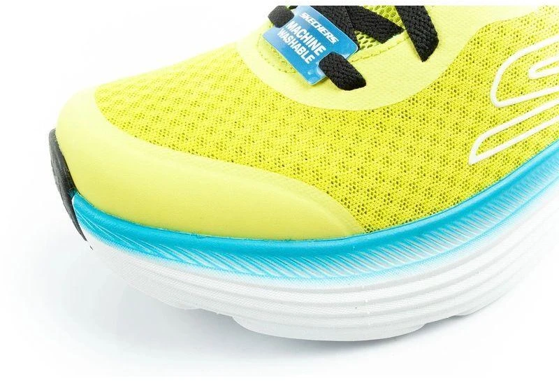 Vyriški Skechers Max Cushioning lengvi laimo spalvos bėgimo bateliai